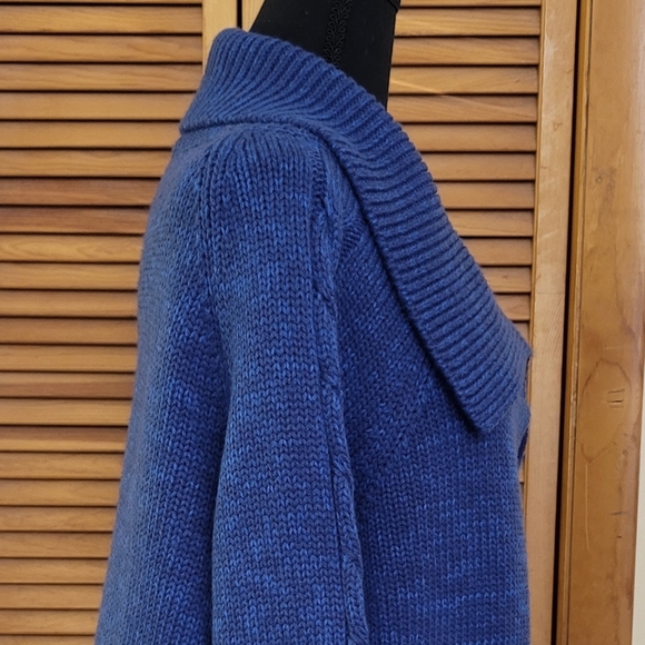 EUC Marbled Cropped Cardigan Sweater Size XL (NY&CO) - Picture 5 of 12